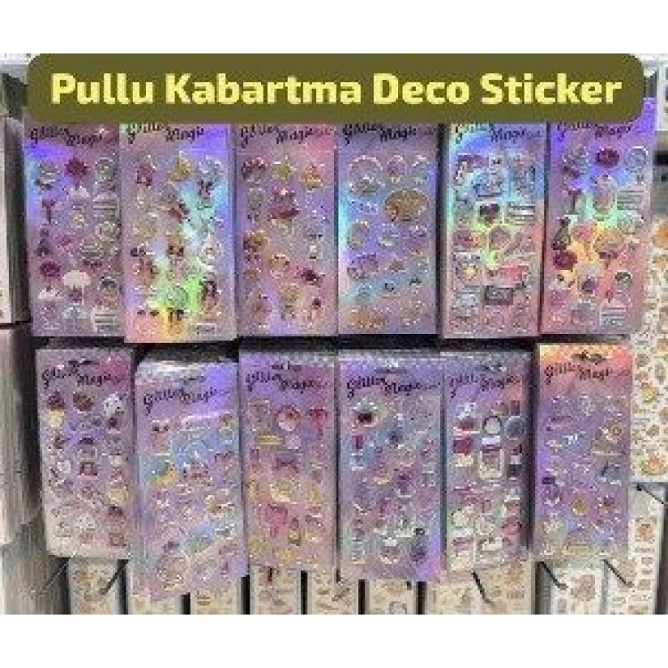 PULLU KABARTMA STICKER