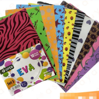 UFEN A4 DESENLİ EVA SET1 10RENK UFEN A4 DESENLİ EVA SET1 10RENK