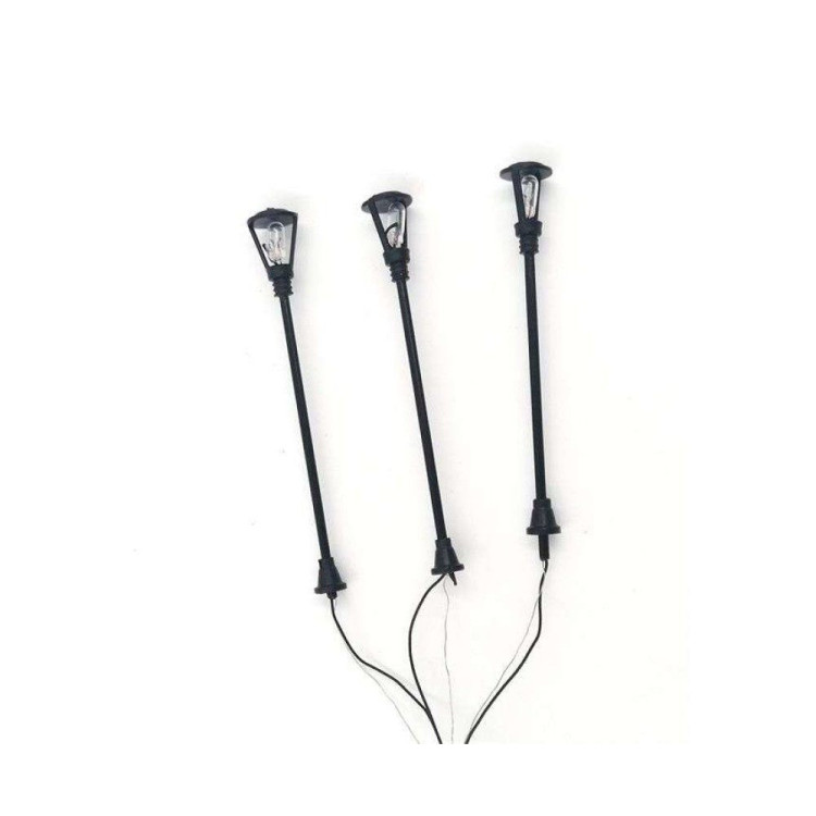 Maket Bahçe Lambası 1/100 3lü Set