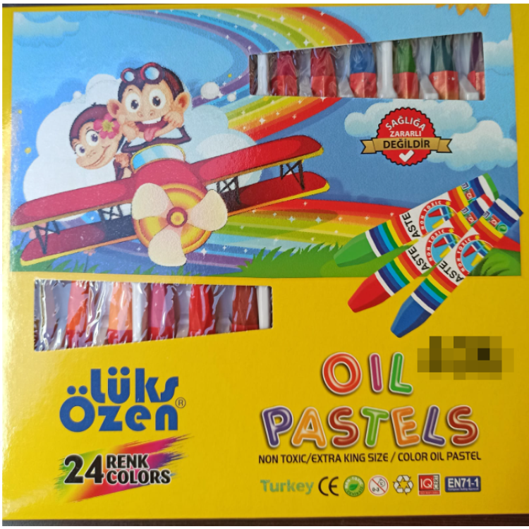 LÜKS ÖZEN PASTEL BOYA 24 RENK