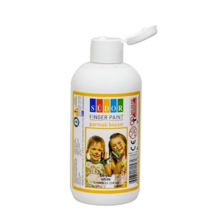 SÜDOR SD8008-13 PARMAK BOYASI 250 ml BEYAZ