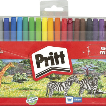 PRİTT 24 RENK KEÇELİ KALEM PRİTT 24 RENK KEÇELİ KALEM
