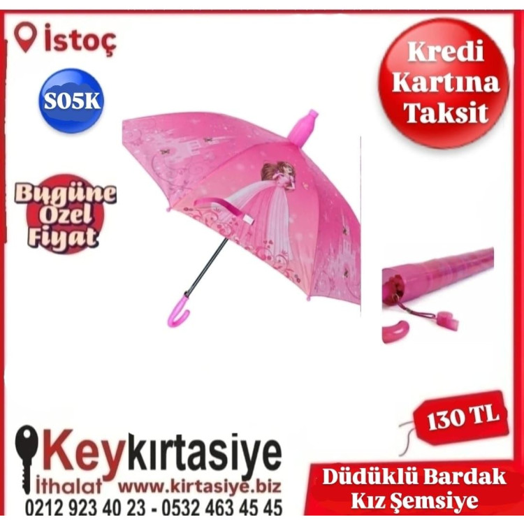ŞEMSİYE S05K DÜDÜKLÜ BARDAK KIZ MODEL