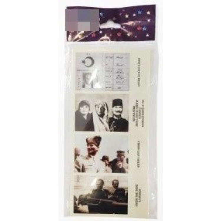ATATÜRK'ÜN HAYATI STICKER SET 24 x 12 12'Lİ