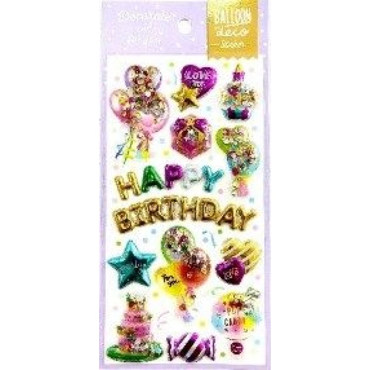 BALLOON DECO KABARTMA STICKER