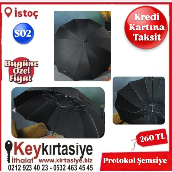 ŞEMSİYE S02 PROTOKOL SİYAH 16TEL ŞEMSİYE S02 PROTOKOL SİYAH 16TEL