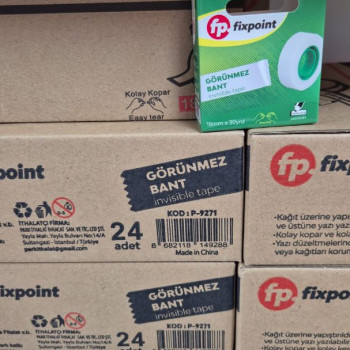 FİXPOİNT P-9271 18MM GÖRÜNMEZ BANT 24LÜ #2 FİXPOİNT P-9271 18MM GÖRÜNMEZ BANT 24LÜ #2
