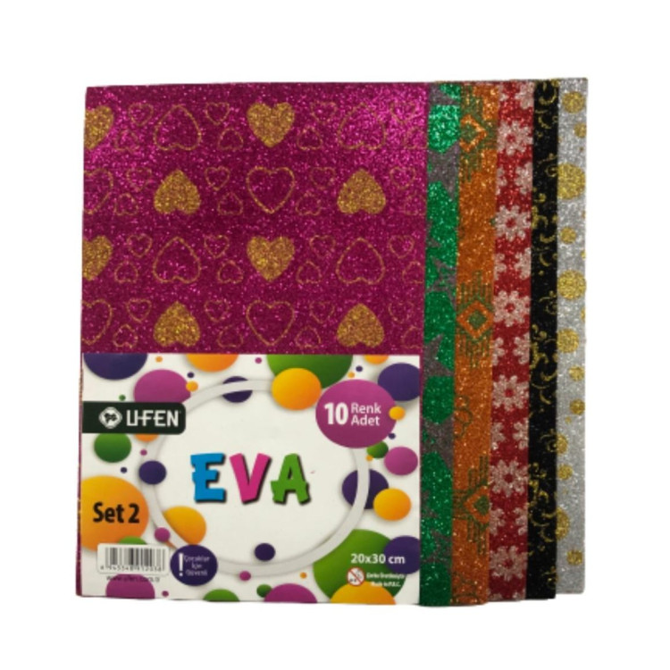 UFEN A4 DESENLİ EVA SET2 10RENK