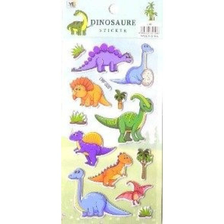 DİNOZOR SERİSİ KABARTMA STICKER DİNOZOR SERİSİ KABARTMA STICKER
