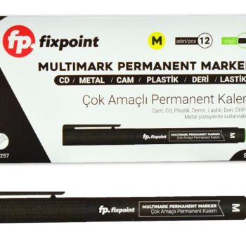 FİXPOİNT P-0257 SİYAH-M PERMANENT SİLGİLİ CD ASETATLI KALEM (BOX12) FİXPOİNT P-0257 SİYAH-M PERMANENT SİLGİLİ CD ASETATLI KALEM (BOX12)