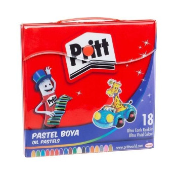 PRİTT 18 RENK PASTEL BOYA ÇANTALI PRİTT 18 RENK PASTEL BOYA ÇANTALI