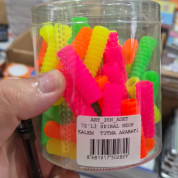 ART-35N SPRİAL NEON KALEM TUTMA APARATI 72li ART-35N SPRİAL NEON KALEM TUTMA APARATI 72li