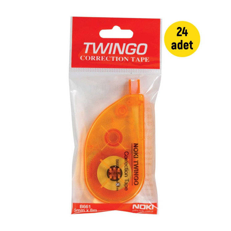 NOKI TWİNGO ŞERİT SİLİCİ 5X8 mm 24 LÜ DAKSİL-TİPEX NOKI TWİNGO ŞERİT SİLİCİ 5X8 mm 24 LÜ DAKSİL-TİPEX