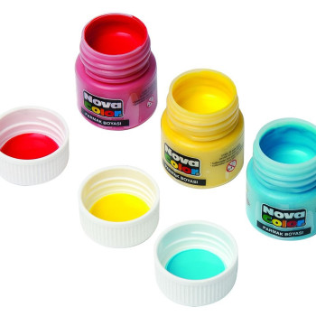 NOVACOLOR PARMAK BOYASI 3 renk NOVACOLOR PARMAK BOYASI 3 renk