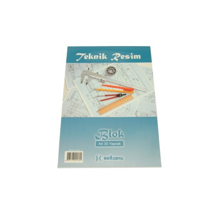 TEKNİK RESİM DEFTERİ A4  12Lİ U08