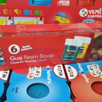 NOVACOLOR GUAJ BOYA ŞİŞE 6renk NOVACOLOR GUAJ BOYA ŞİŞE 6renk