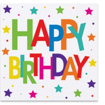 Peçete Superstar Happy Bırthday Baskılı 16'lı Peçete Superstar Happy Bırthday Baskılı 16'lı
