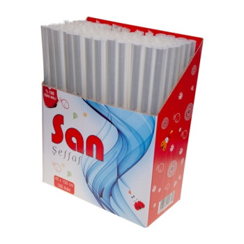 Rulo Jelatin 100lü Kutu 40x150cm Şeffaf Rulo Jelatin 100lü Kutu 40x150cm Şeffaf