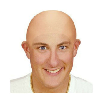 Kel Kafa Peruğu Dazlak Kafa Yapan Peruk Tiyatro Balo Parti Peruğu