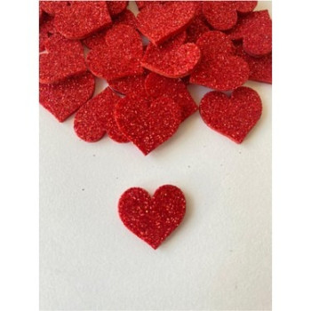 10 CM SİMLİ EVA KALP 10 LU 10 CM SİMLİ EVA KALP 10 LU