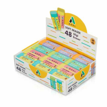 ADEL SOFT SİLGİ 2B/4B 48 Lİ ADEL SOFT SİLGİ 2B/4B 48 Lİ