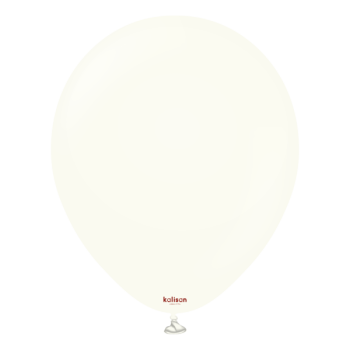 Retro 5" Balon Kalisan Beyaz (White) 100lü Retro 5" Balon Kalisan Beyaz (White) 100lü