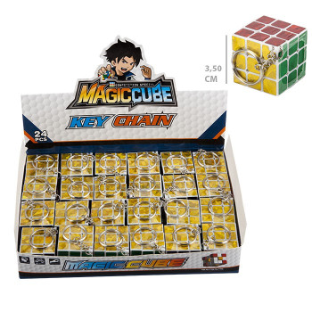 OLGUN SEDEFLİ ZEKA KÜPÜ ANAHTARLIK 24lü