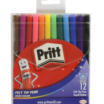 PRİTT 1687976 12RENK KEÇELİ KALEM YIKANABİLİR PRİTT 1687976 12RENK KEÇELİ KALEM YIKANABİLİR