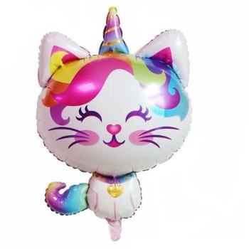 Kedi Cat Unicorn  9710 Folyo Balon 92x60cm HELYUM Kedi Cat Unicorn  9710 Folyo Balon 92x60cm HELYUM