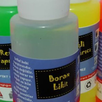 Sıvı Borax Boraks Likit 70cc şişe Sıvı Borax Boraks Likit 70cc şişe