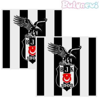 Peçete Lisanslı Taraftar Beşiktaş 16'lı Peçete Lisanslı Taraftar Beşiktaş 16'lı