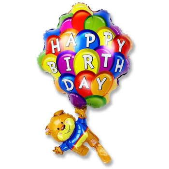 Happy Birthday Ayıcık 9826 85CM Folyo Balon Happy Birthday Ayıcık 9826 85CM Folyo Balon