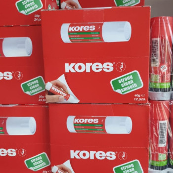 Kores Stick Yapıştırıcı 40 gr 12li Kores Stick Yapıştırıcı 40 gr 12li