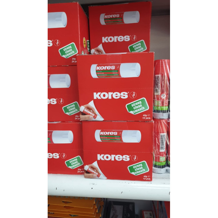 Kores Stick Yapıştırıcı 40 gr 12li