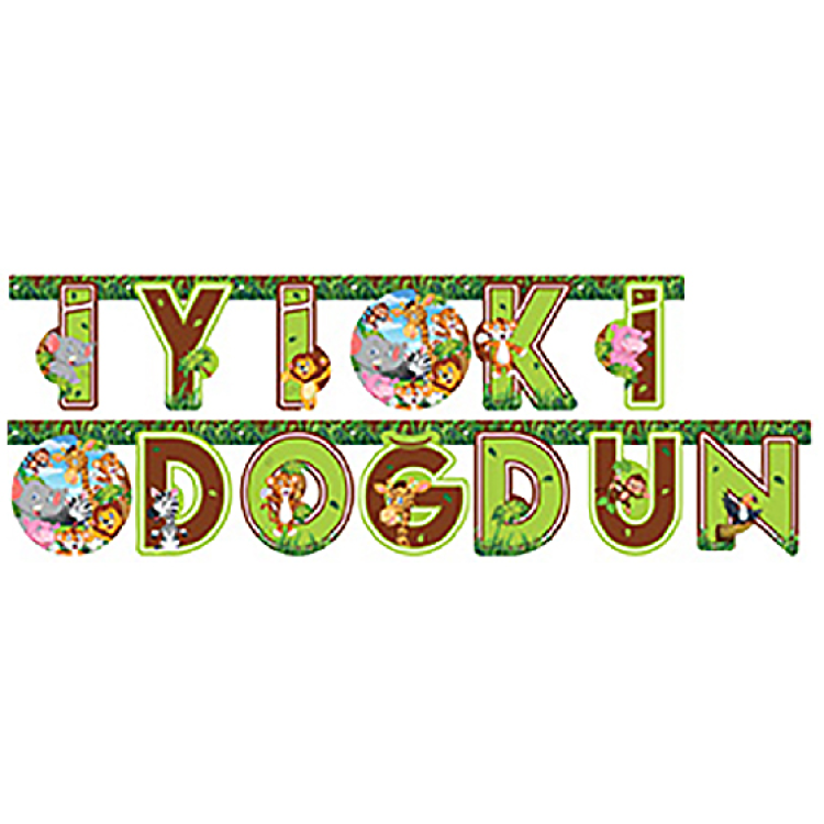 Banner İyi Ki Doğdun Safari 250cm