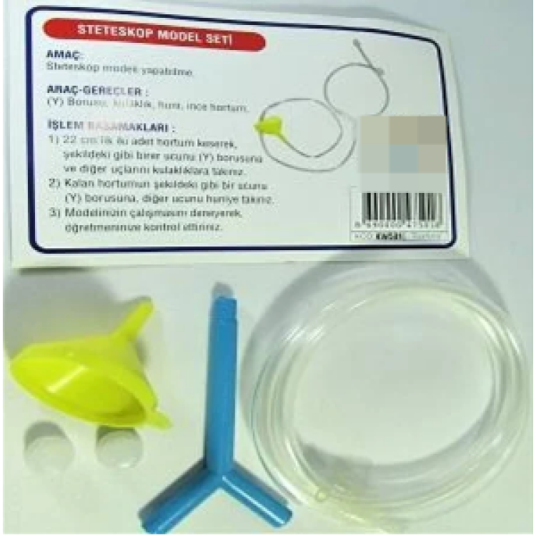 Steteskop Deney Seti 25set "Y" BORULU