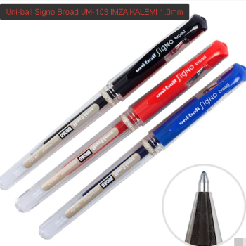 Uniball Signo Broad UM153 İMZA KALEMİ 1.0mm (BOX12) SİYAH Uniball Signo Broad UM153 İMZA KALEMİ 1.0mm (BOX12) SİYAH