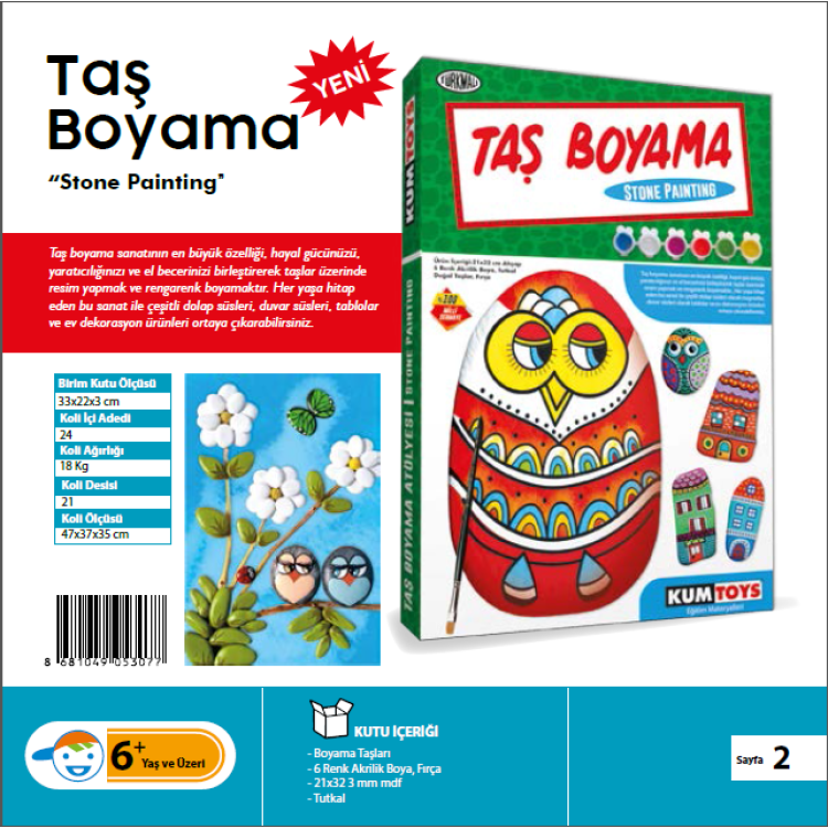 KUMTOYS TAŞ BOYAMA KUMTOYS TAŞ BOYAMA