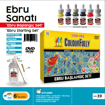 KUMTOYS EBRU SANATI BAŞLANGIÇ SETİ