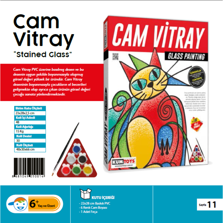KUMTOYS CAM VİTRAY