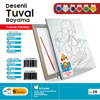 KUMTOYS BOŞ TUVAL 50 X 70