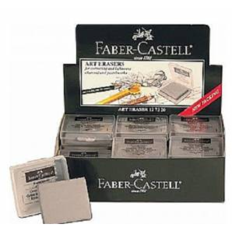 Faber-Castell Hamur Silgi Pls Kutulu Gri *18