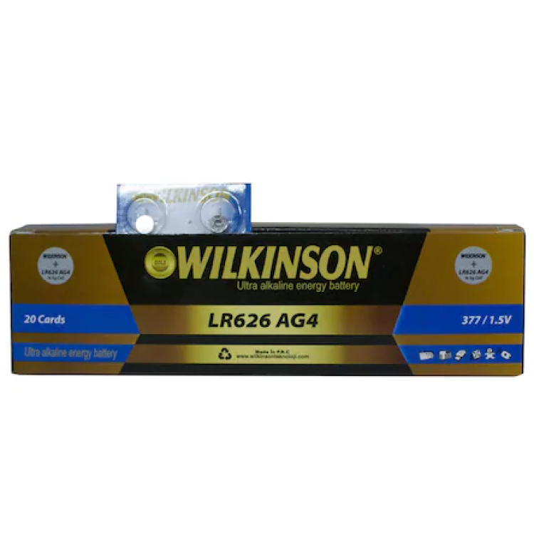 WİLKİNSON 10 Adet AG4 SAAT PİLİ LR626 AG4 377 / 1.5 Pil
