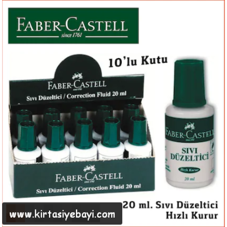 Faber Daksil Sıvı Düzeltici 20ml *10 tipex daksil