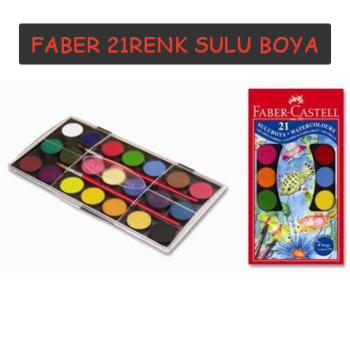 FABER 21RENK SULU BOYA BÜYÜK FABER 21RENK SULU BOYA BÜYÜK