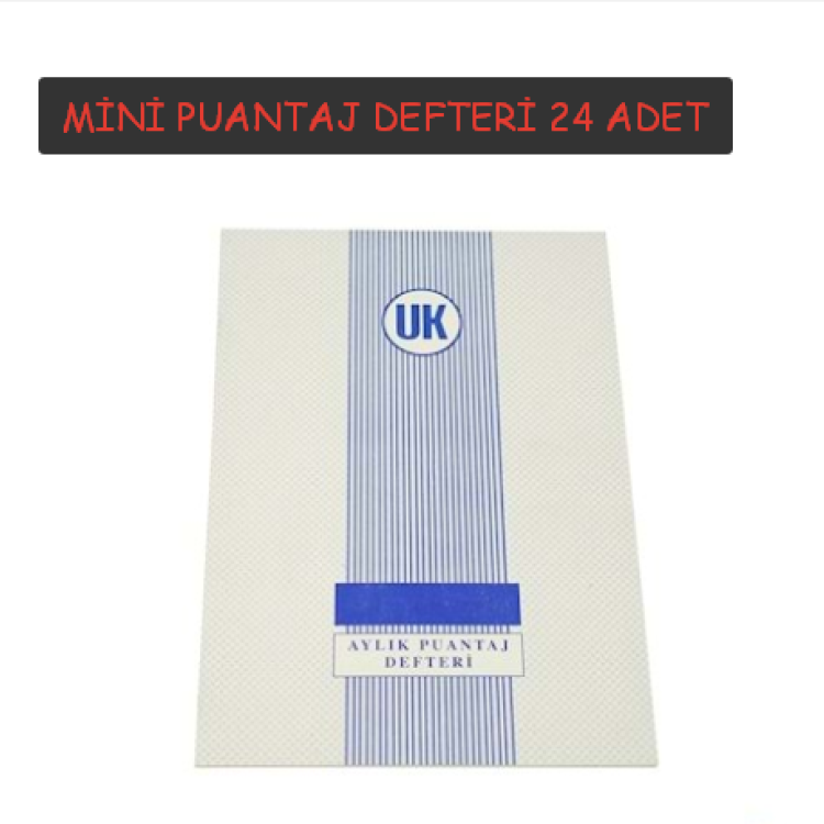 PUANTAJ DEFTERİ MİNİ *24