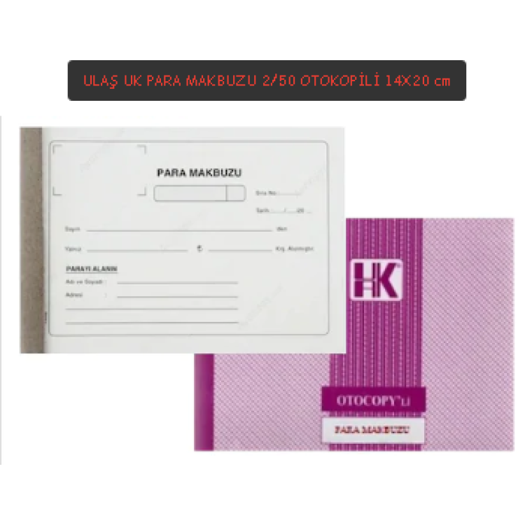 PARA MAKBUZU 2/50 2 NÜSHA OTOCOPİLİ 12Lİ