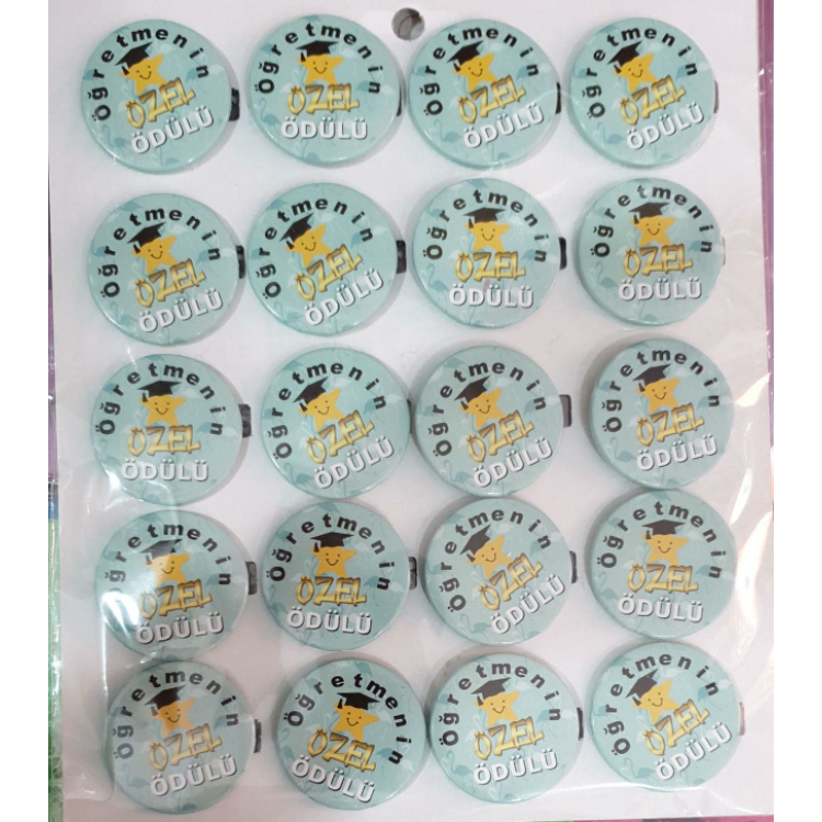 Rozet Öğretmenin Özel Ödülü Yazılı 20li