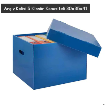 Arşiv Kutusu Kolisi 5 Klasör Kapasiteli 30x35x41cm Arşiv Kutusu Kolisi 5 Klasör Kapasiteli 30x35x41cm