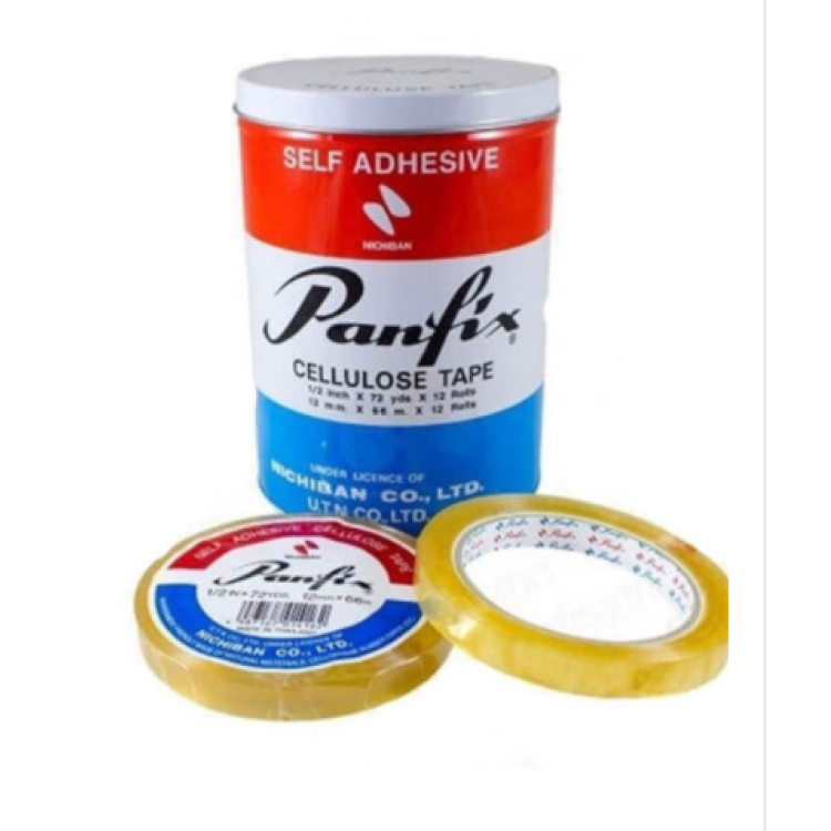 PANFİX YAPIŞKAN BANT 12*66 mm 12Lİ TENEKE